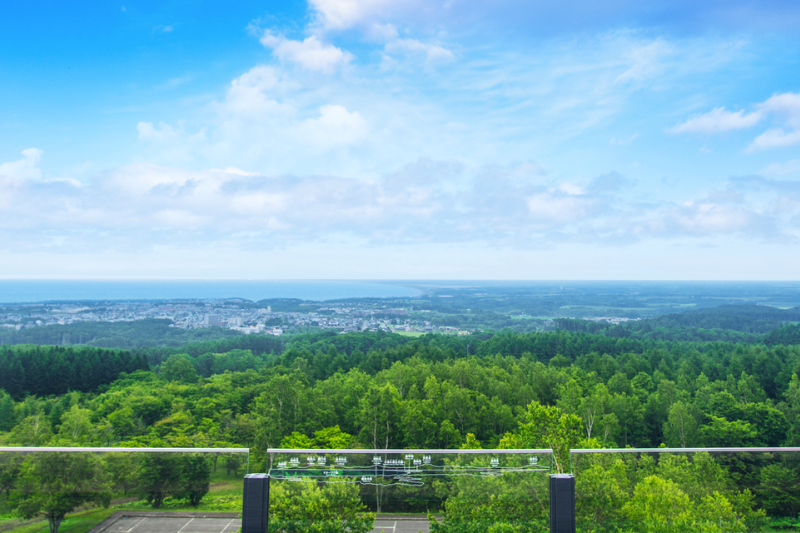 鄂霍次克流冰館的屋頂